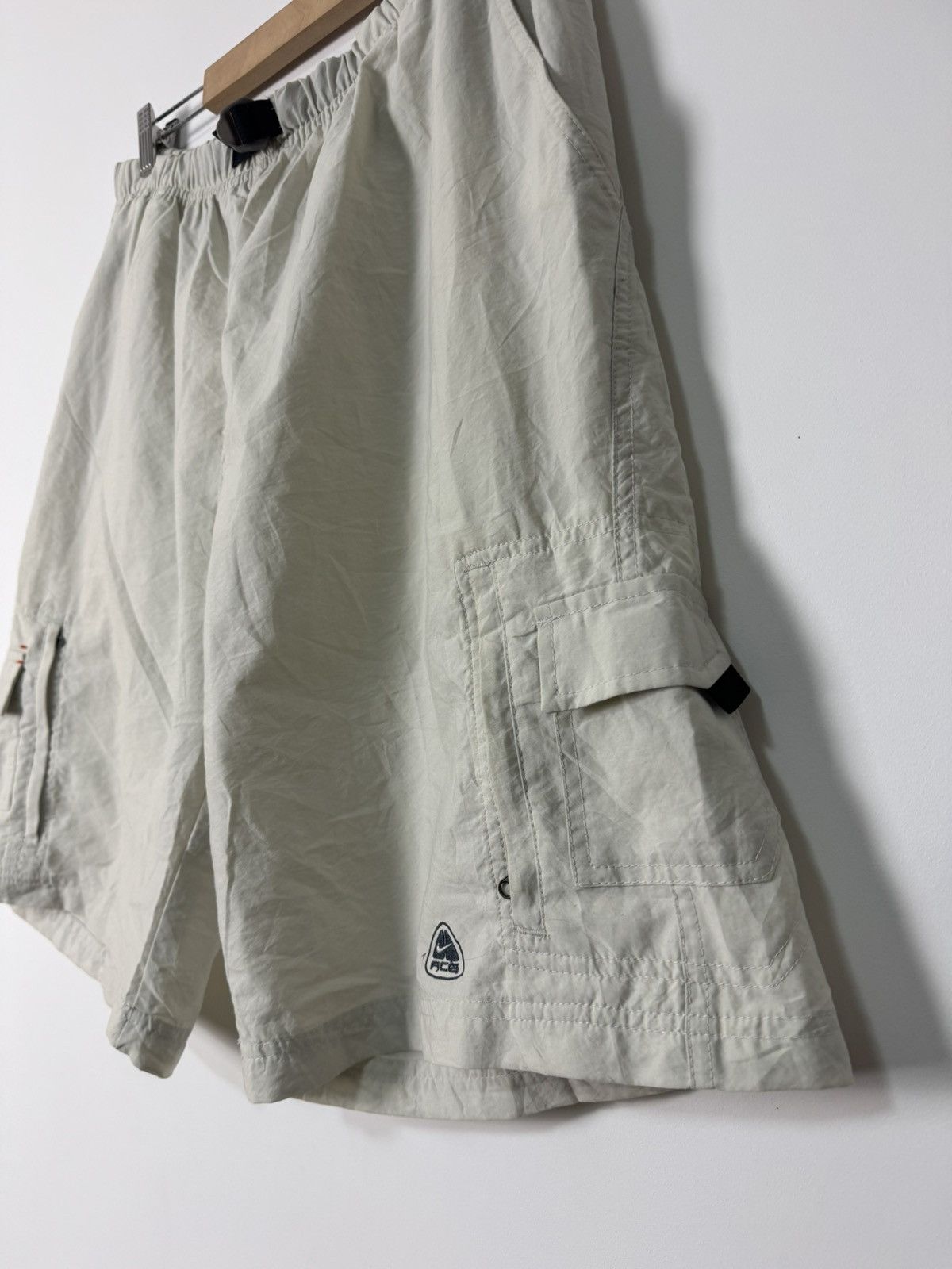 Nike Nike ACG Cargo white shorts with belt Gorpcore Outdoor style Size US 34 / EU 50 - 6 Thumbnail