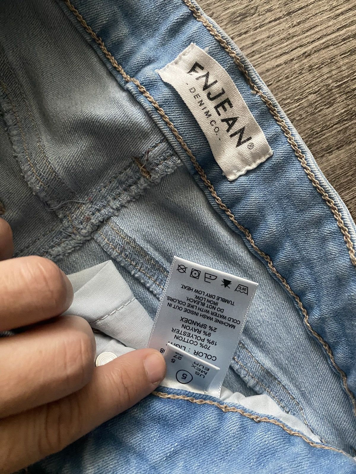 Vintage Fn Jeans (Size: 5) Size 27" / US 4 / IT 40 - 2 Thumbnail