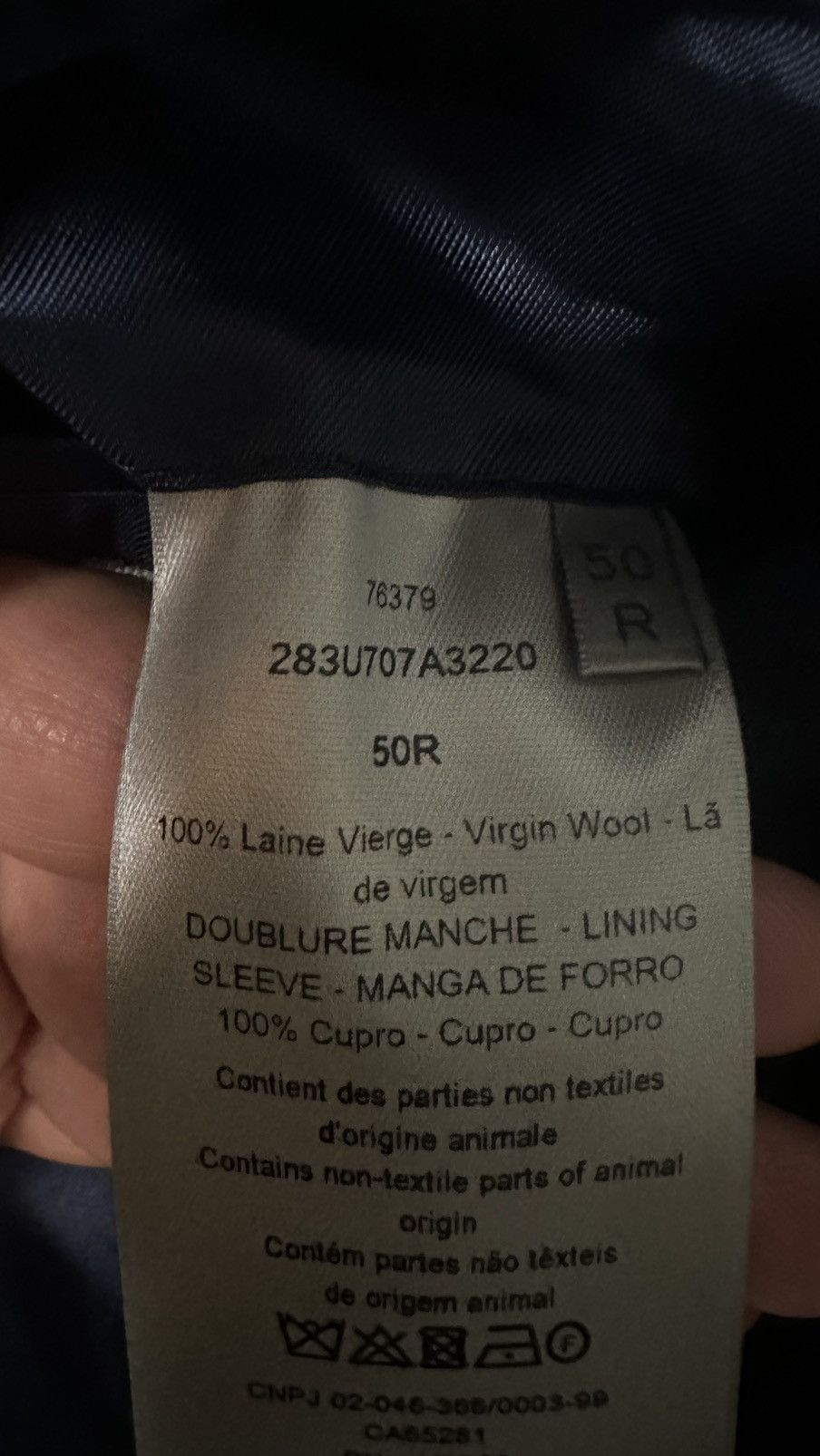 Dior Dior blazer navy Size 50R - 3 Thumbnail
