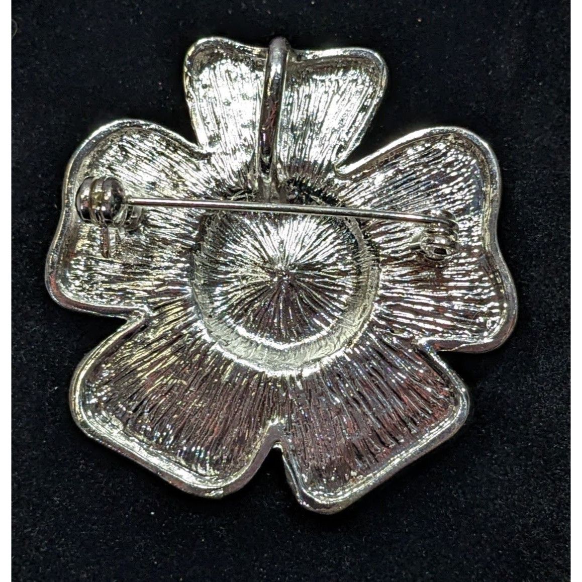 Other Vintage Fairycore Floral Pink Enamel Brooch/Pendant With Rhi Size ONE SIZE - 4 Thumbnail
