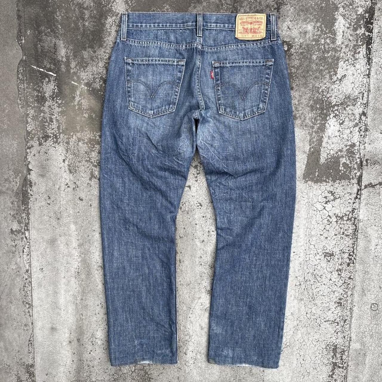 Levi's Y2K Levi’s 514 Blue Slim Straight Fit Denim Jeans Size US 32 / EU 48 - 1 Thumbnail