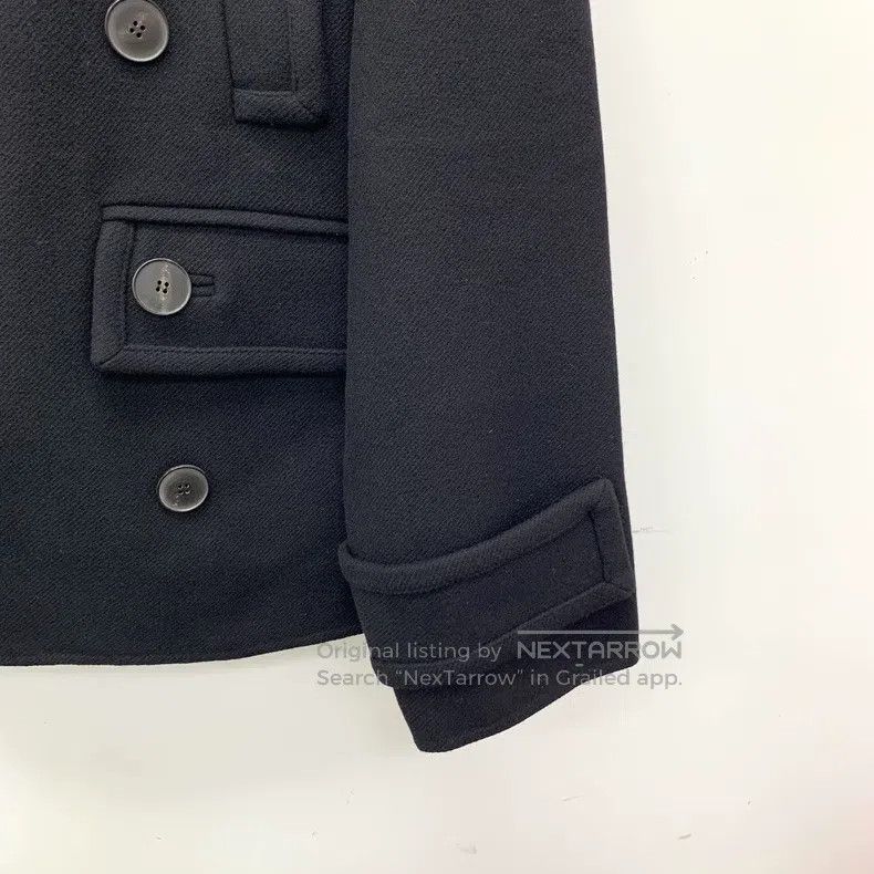 Valentino Valentino Black wool Fangling double-breasted short coat Size S / US 4 / IT 40 - 4 Thumbnail
