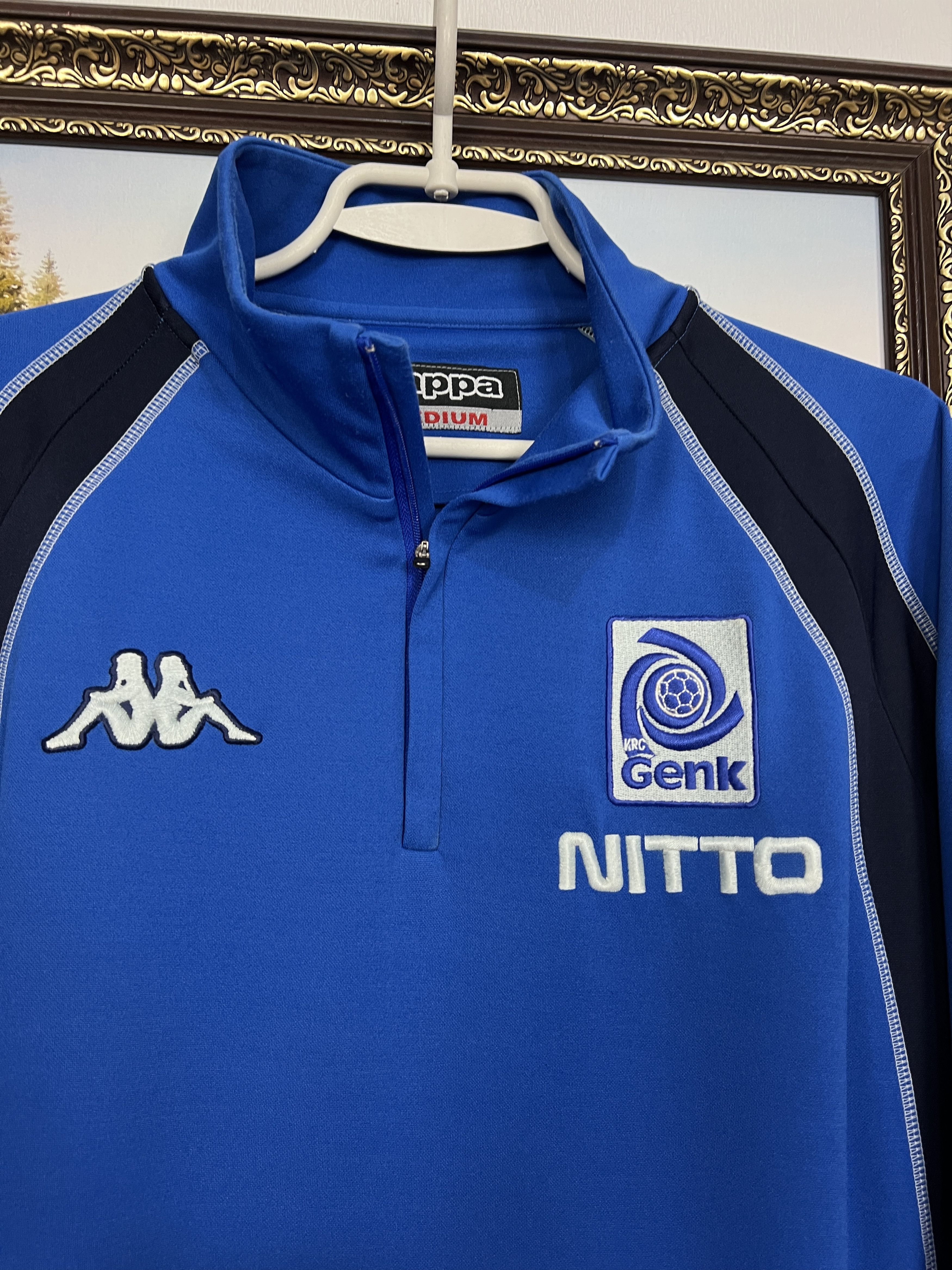 Kappa Vintage Genk Football Train Jacket Soccer Track Top Rare Size US M / EU 48-50 / 2 - 3 Thumbnail