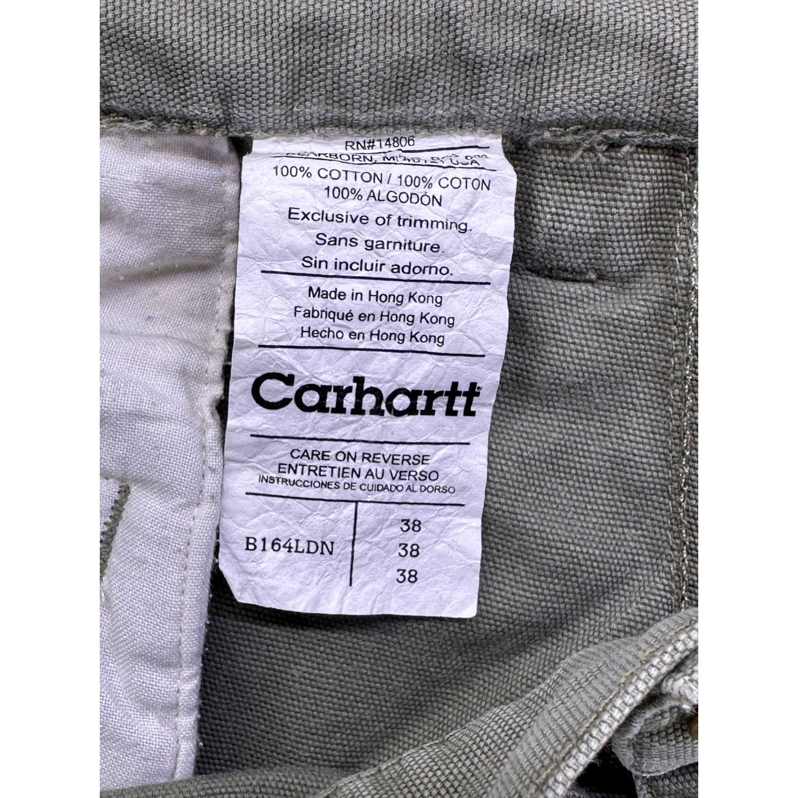 Carhartt Olive Green Carhartt Cargo Shorts Size 38 Size US 38 / EU 54 - 6 Thumbnail