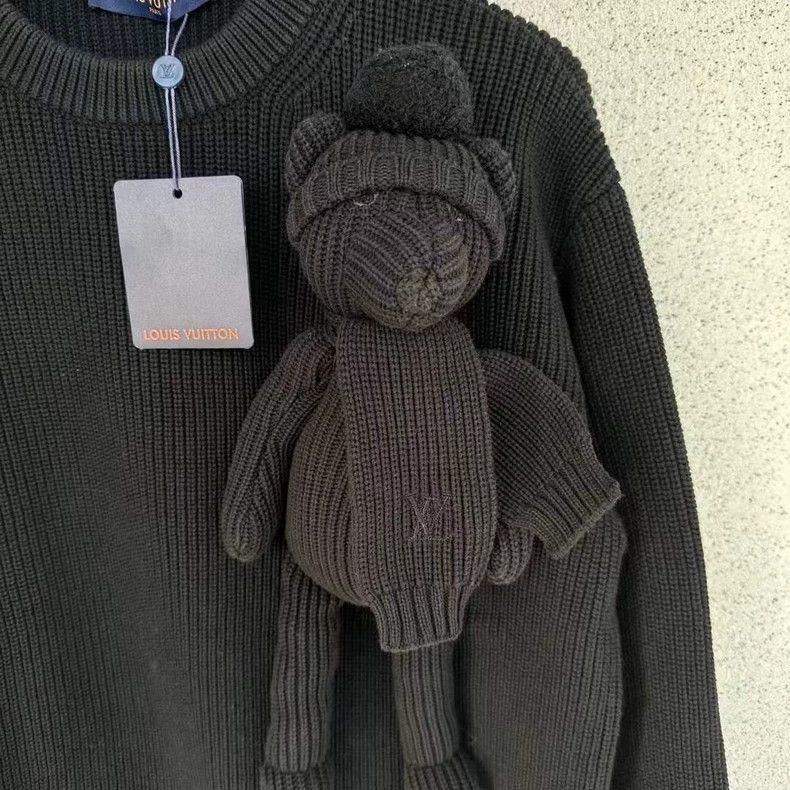 Louis Vuitton Louis Vuitton Bear Sweater Size US L / EU 52-54 / 3 - 3 Thumbnail
