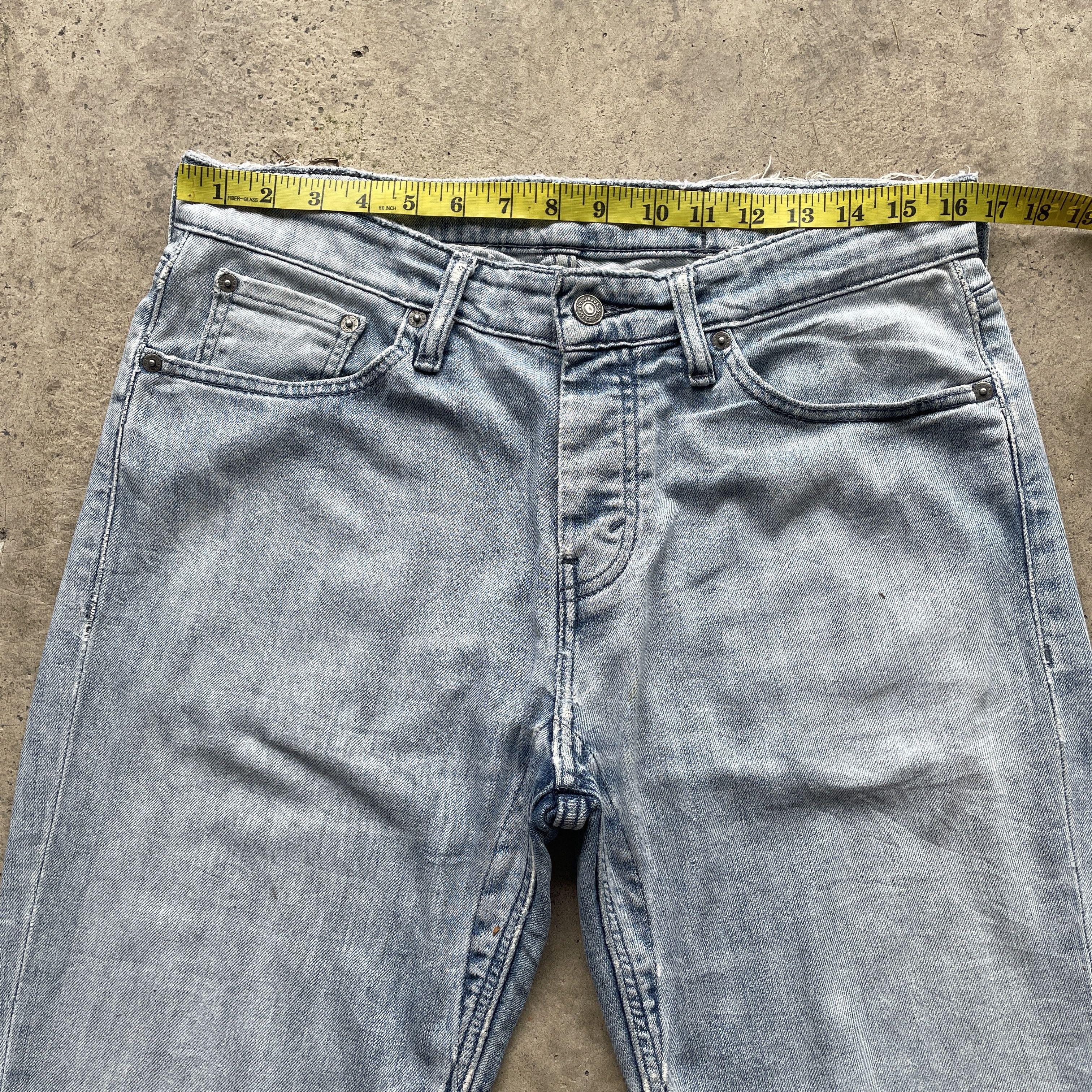 Levi's VINTAGE LEVI’S DISTRESSED JEANS STRAIGHT FADED DENIM PANTS Size US 33 - 5 Thumbnail