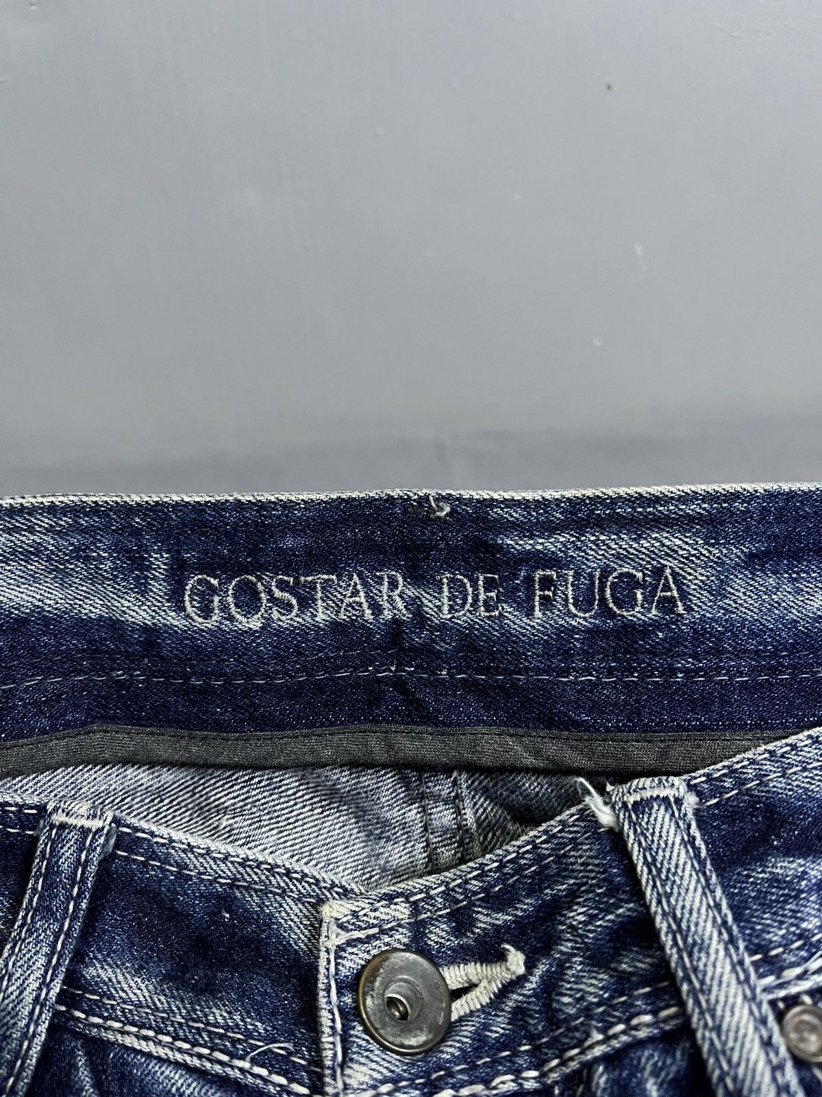 GOSTAR DE FUGA × Japanese Brand FUGA Japan CIStylish Fades Skinny Fit Denim Size US 32 / EU 48 - 13 Thumbnail