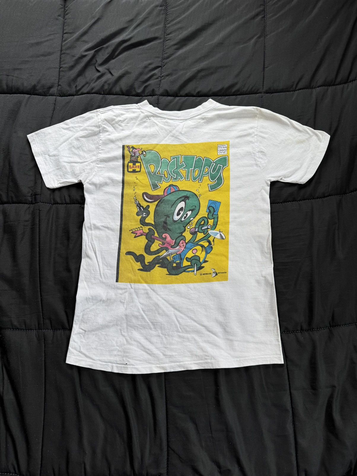 Other Rare “Rocktopus” Graphic Tee – 90s Rock Vibe / Funny Size US L / EU 52-54 / 3 - 3 Thumbnail