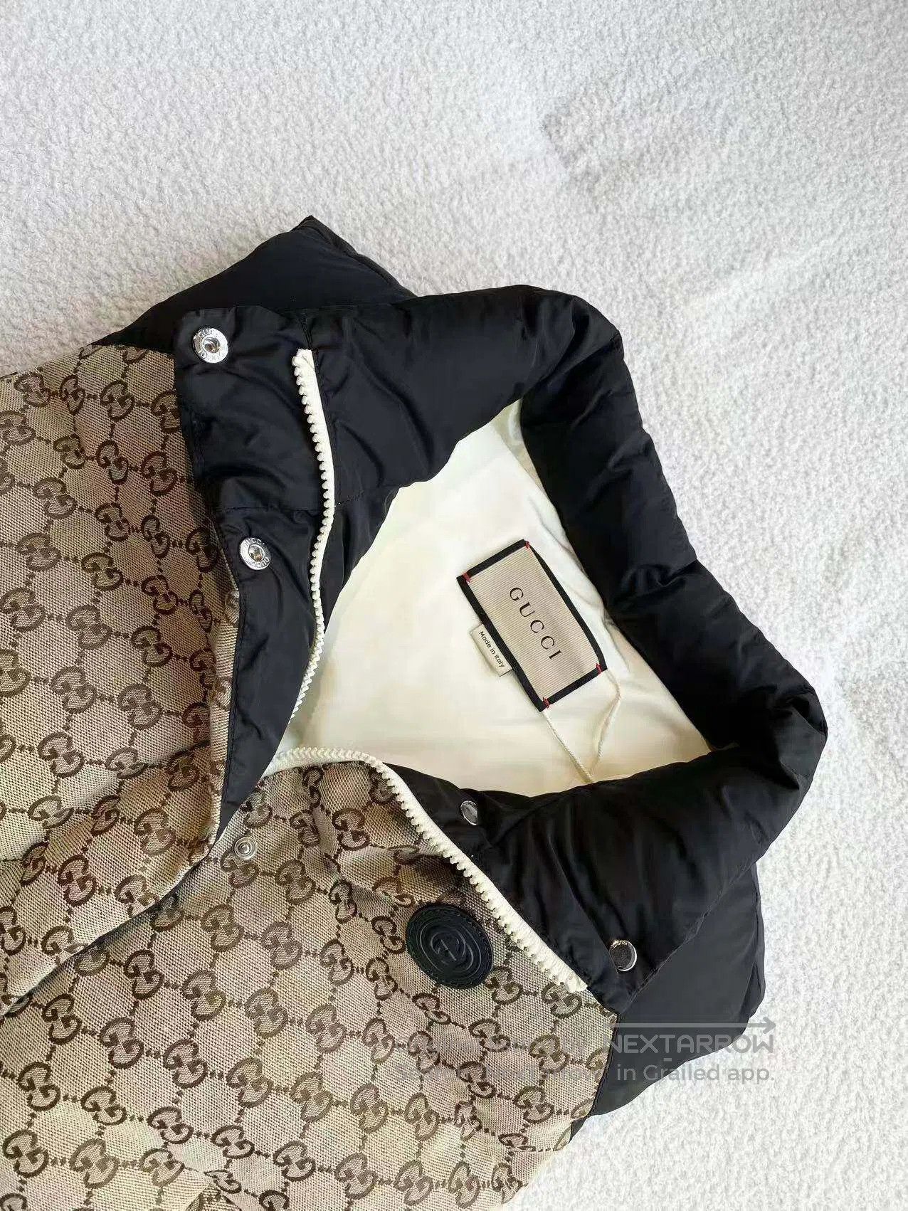 Gucci Guicci The old flower is full of printed down vests| Size XXS / US 00 / IT 34 - 4 Thumbnail