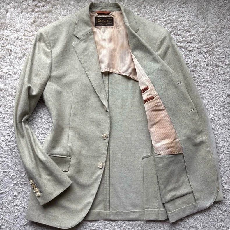 Loro Piana LORO PIANA Island cotton suit jacket Size 50L - 4 Thumbnail