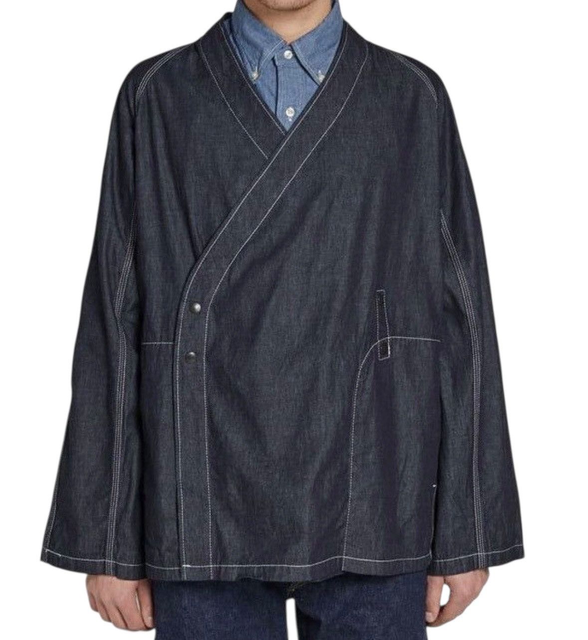 Needles Needles Sanjuro Sachinko Noragi Kimono Kendo Visvim Design Size US M / EU 48-50 / 2 - 1 Thumbnail