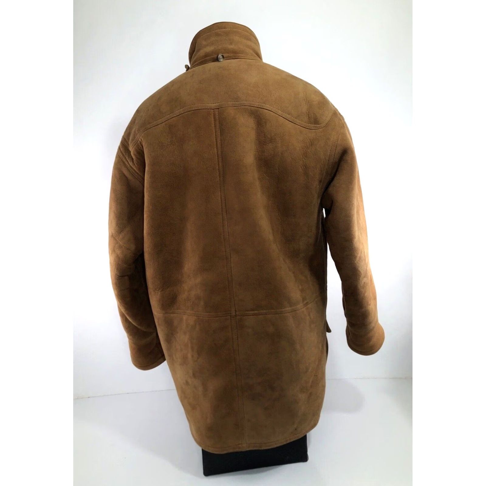 Banana Republic BANANA REPUBLIC Ranch Leather Shearling Jacket S Mens Brown Vintage Sawyers Napa Size US S / EU 44-46 / 1 - 6 Thumbnail