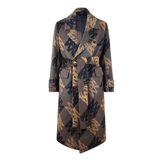 Amiri AMIRI Ma Quad Double Breasted Overcoat Size US L / EU 52-54 / 3 - 1 Thumbnail