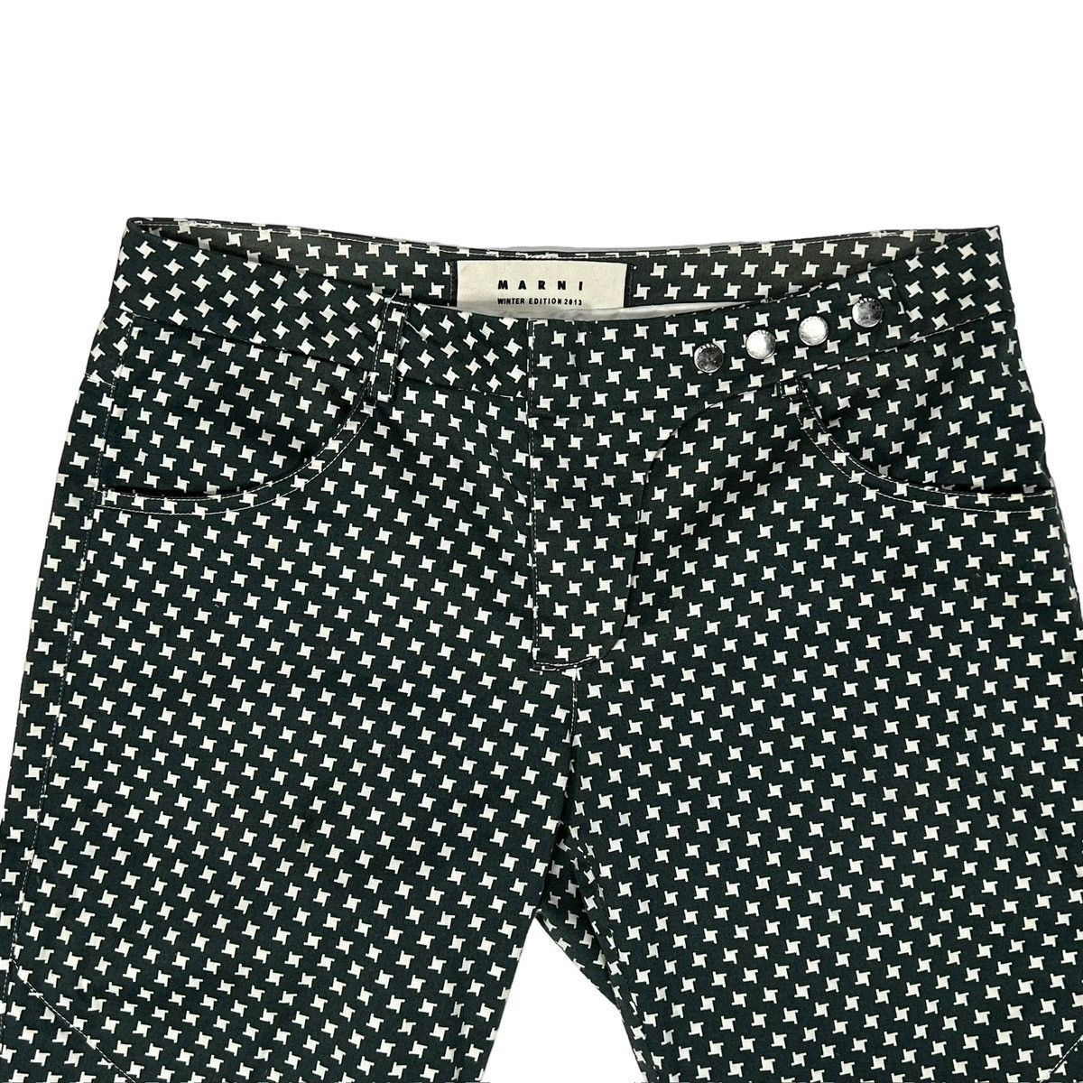Marni FW13 Star Pattern Pants Size 28" / US 6 / IT 42 - 3 Thumbnail