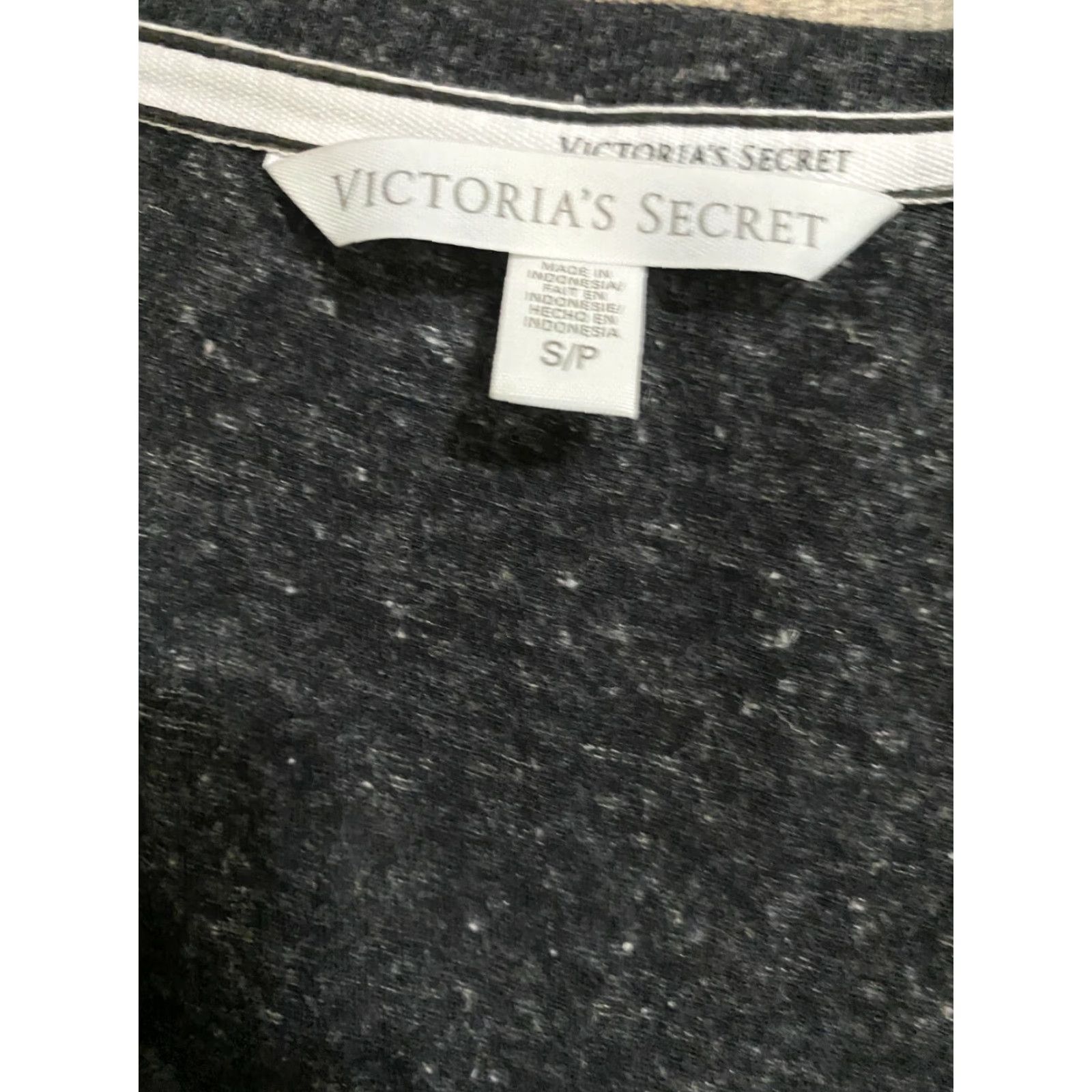 Victoria's Secret Victoria's Secret Body by Victoria Even Better s/p Dark Gray Sleep Shirt Size S / US 4 / IT 40 - 2 Thumbnail