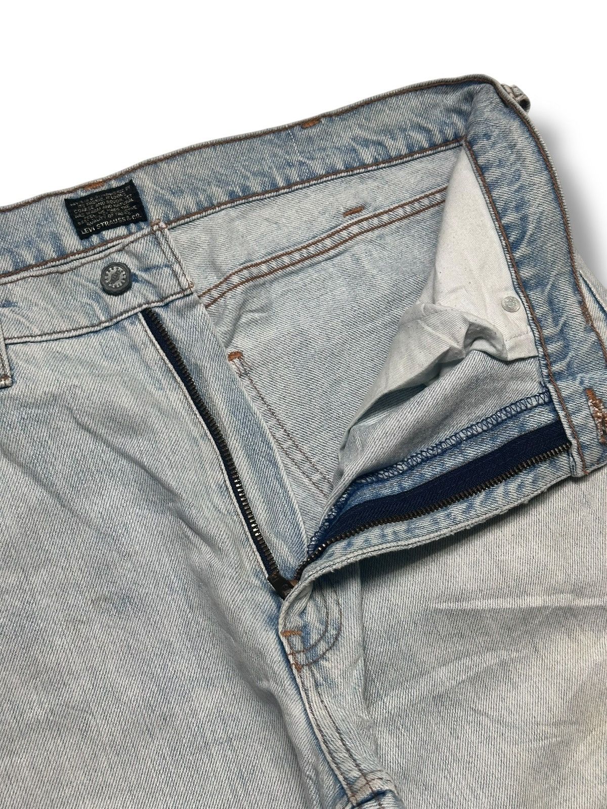 Levi's Levis 1991 Dixhuit Big E Black Tab Straight Leg & BlueWash Size US 34 / EU 50 - 11 Thumbnail
