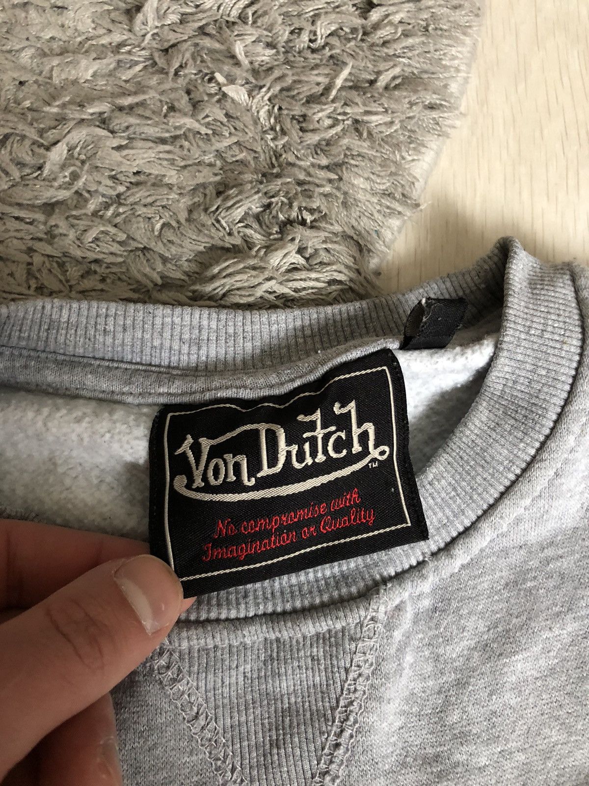 Vintage × Von Dutch Vintage Von Dutch Y2K Big Logo Sweatshirt Size US M / EU 48-50 / 2 - 7 Thumbnail