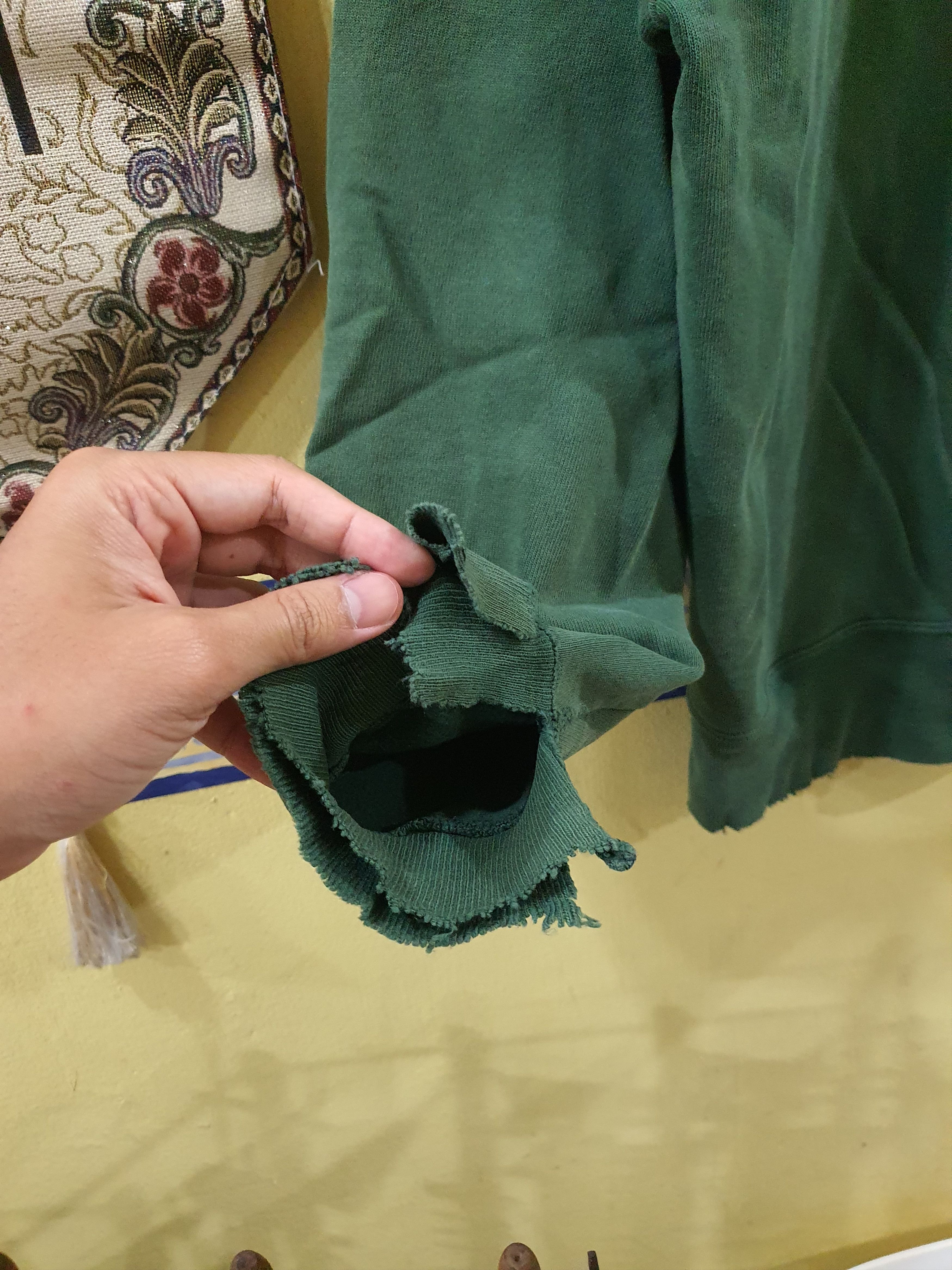 Champion vintage trash faded green Champion crewneck sweatshirt Size US M / EU 48-50 / 2 - 9 Thumbnail