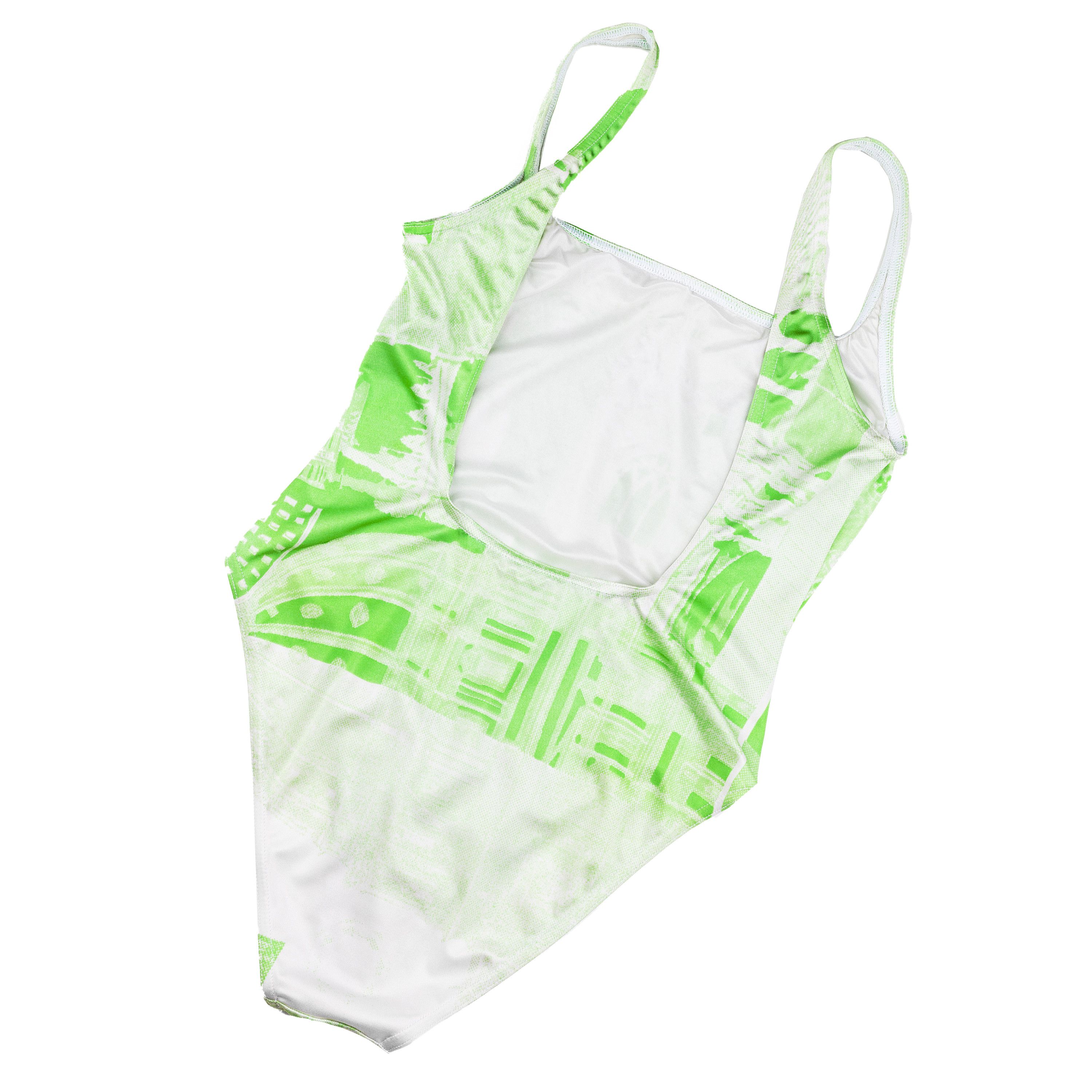 Fendi Fendi Mare Vintage White/Green Swimsuit (M) Size ONE SIZE - 3 Thumbnail