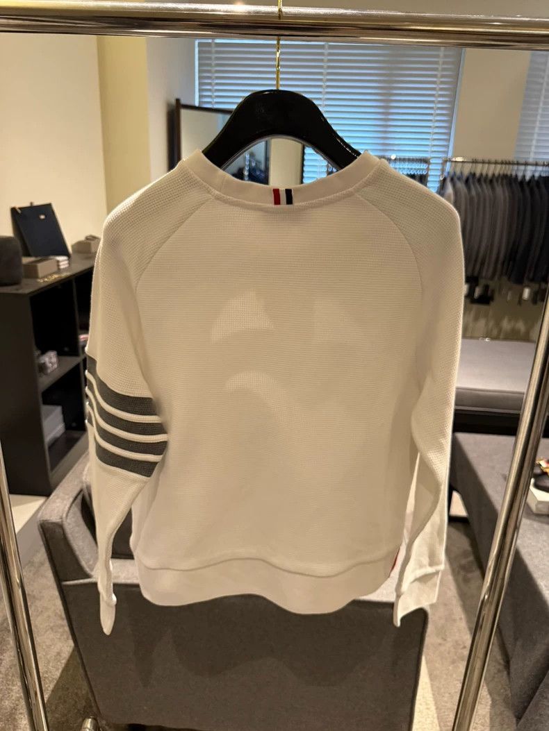 Thom Browne Thom Browne size2 Classic waffle hoodie Size US M / EU 48-50 / 2 - 2 Thumbnail