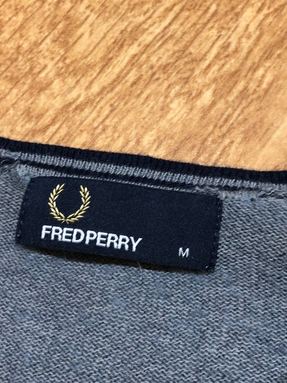 Fred Perry VINTAGE Fred Perry Casual Knit Sweater Size US M / EU 48-50 / 2 - 2 Thumbnail
