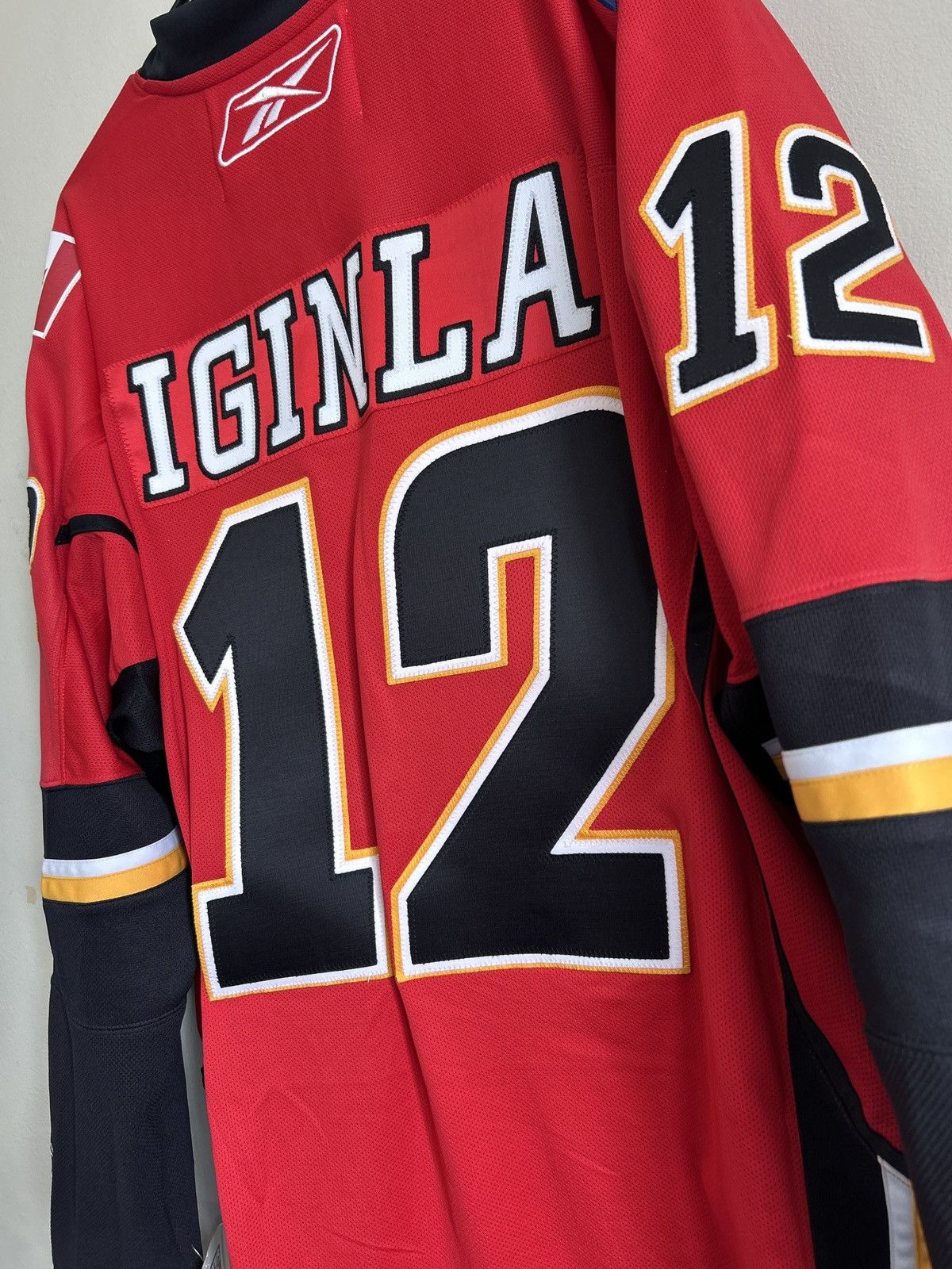 NHL × Reebok Reebok Calgary Flames Jerome Iginla NHL Jersey Size US XL / EU 56 / 4 - 11 Thumbnail