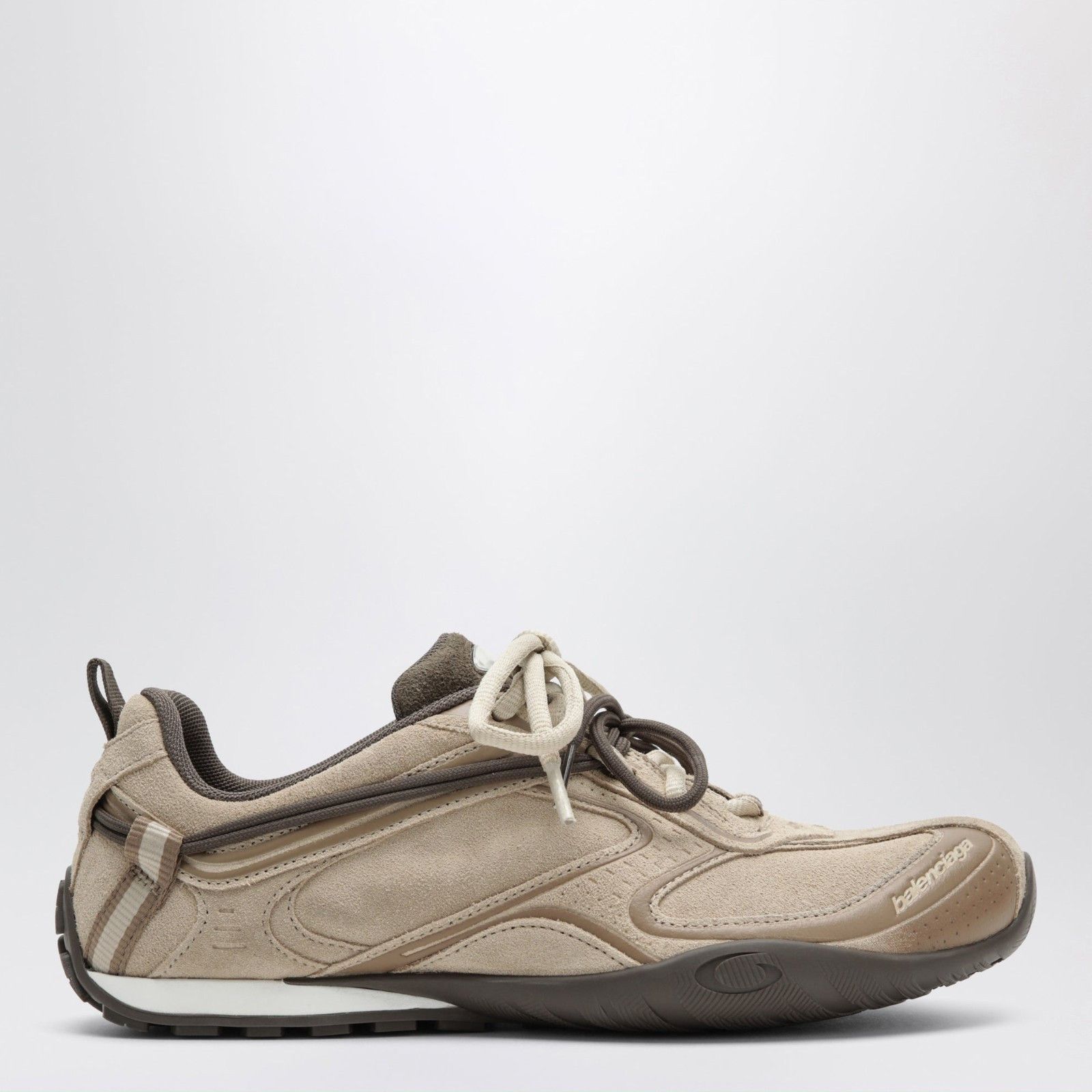 Balenciaga $1090 Radar Velvety Beige Brown Sneakers New & Au, Women's