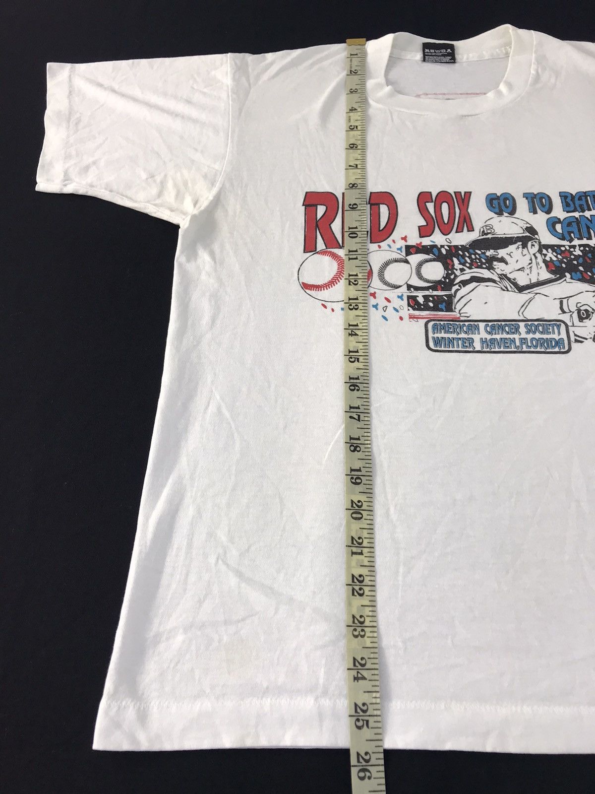MLB 90s Usa 50/50 Boston Red Sox Mlb Baseball American Promo Tee Size US M / EU 48-50 / 2 - 10 Thumbnail