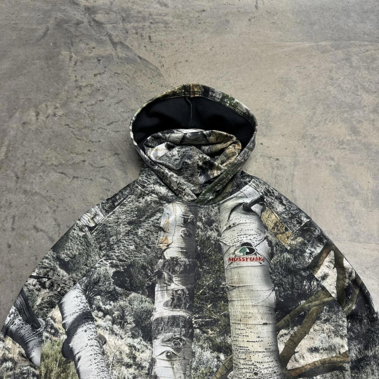Mossy Oaks × Vintage VTG Y2K Mossy Oak Camo Hoodie Size XXS / US 00 / IT 34 - 3 Thumbnail