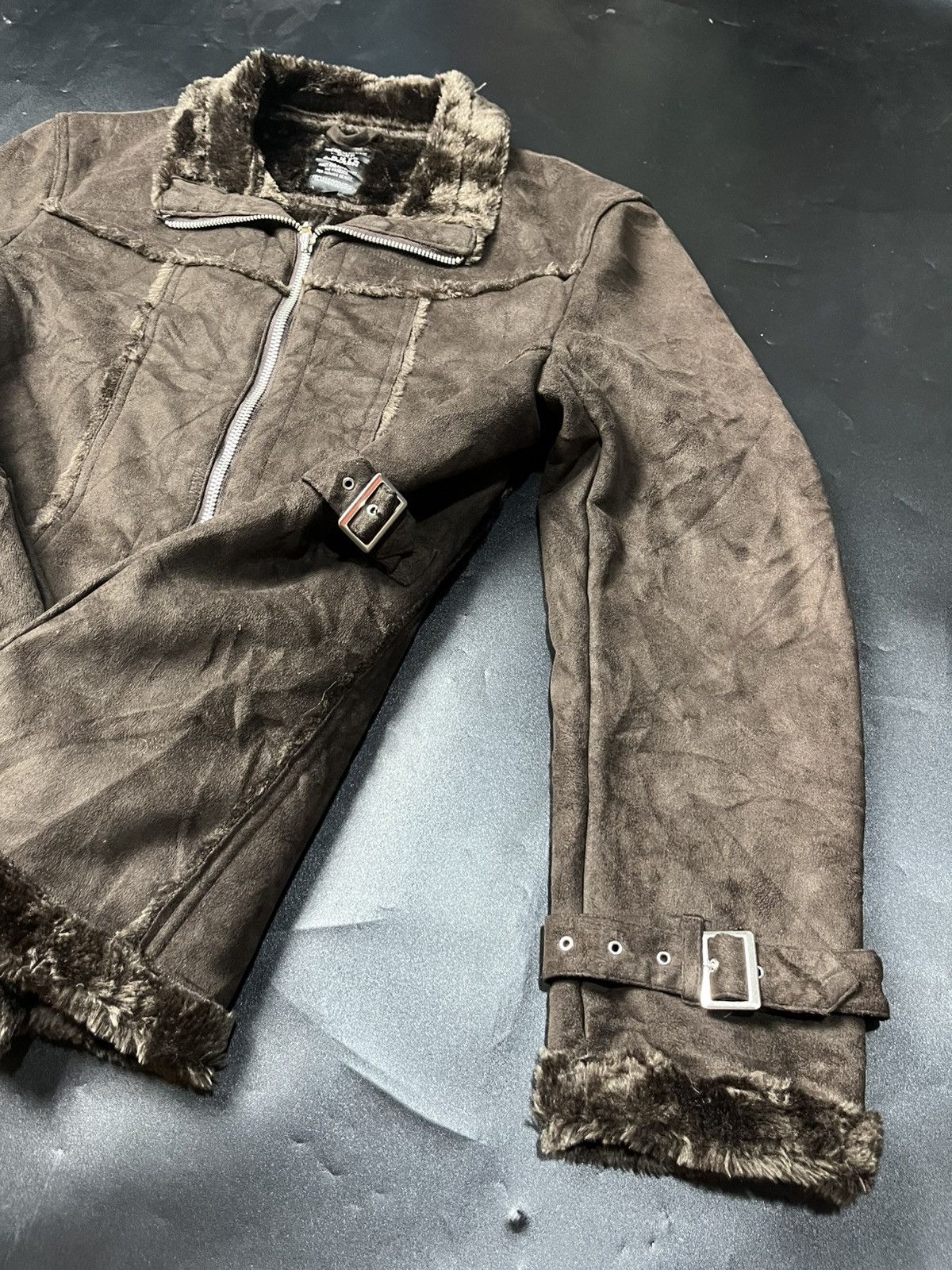 If Six Was Nine × Japanese Brand Japanese Louis Chavlon Crazy Suede Fur jacket Size US M / EU 48-50 / 2 - 3 Thumbnail