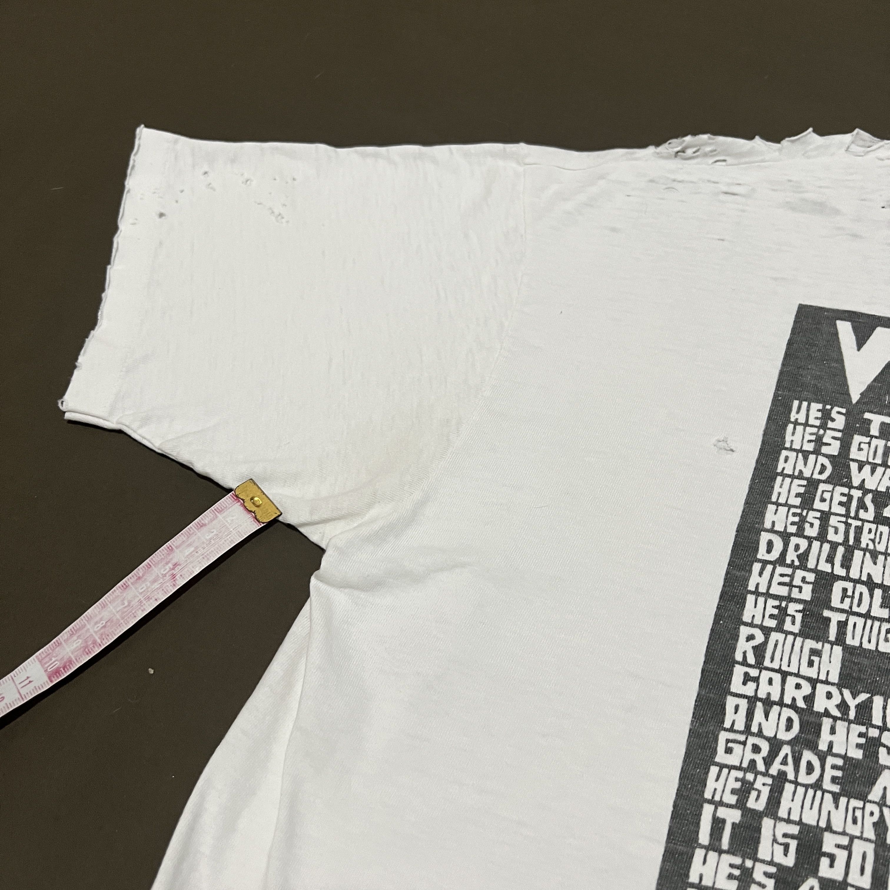 Vintage 90s Wildwood Productions Tee Distressed Hitler Stalin Size US XL / EU 56 / 4 - 11 Thumbnail