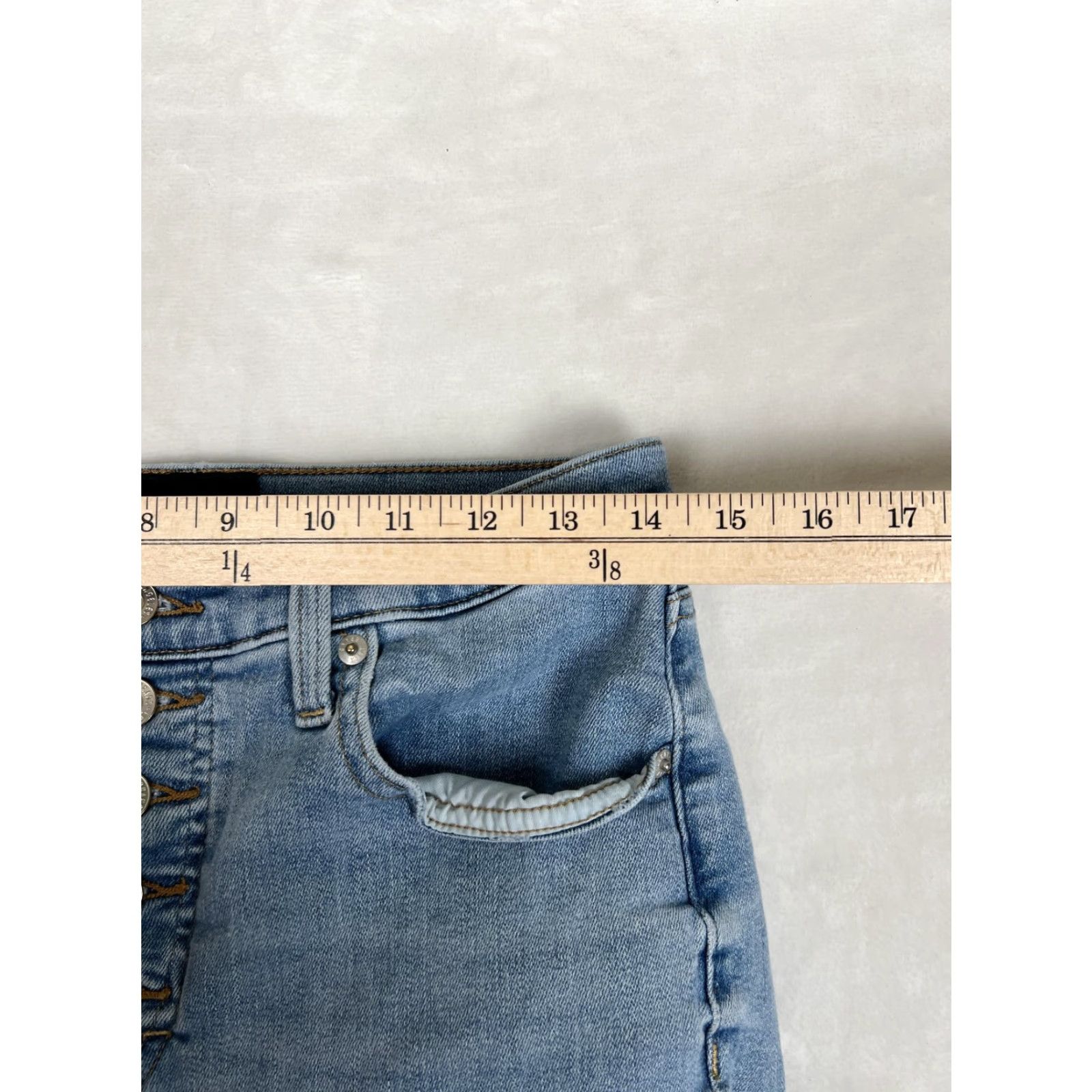 Lucky Brand Lucky Brand Bridgette Jeans Women 8/29 Light Blue High Rise Skinny Denim Jeans Size 30" / US 8 / IT 44 - 4 Thumbnail