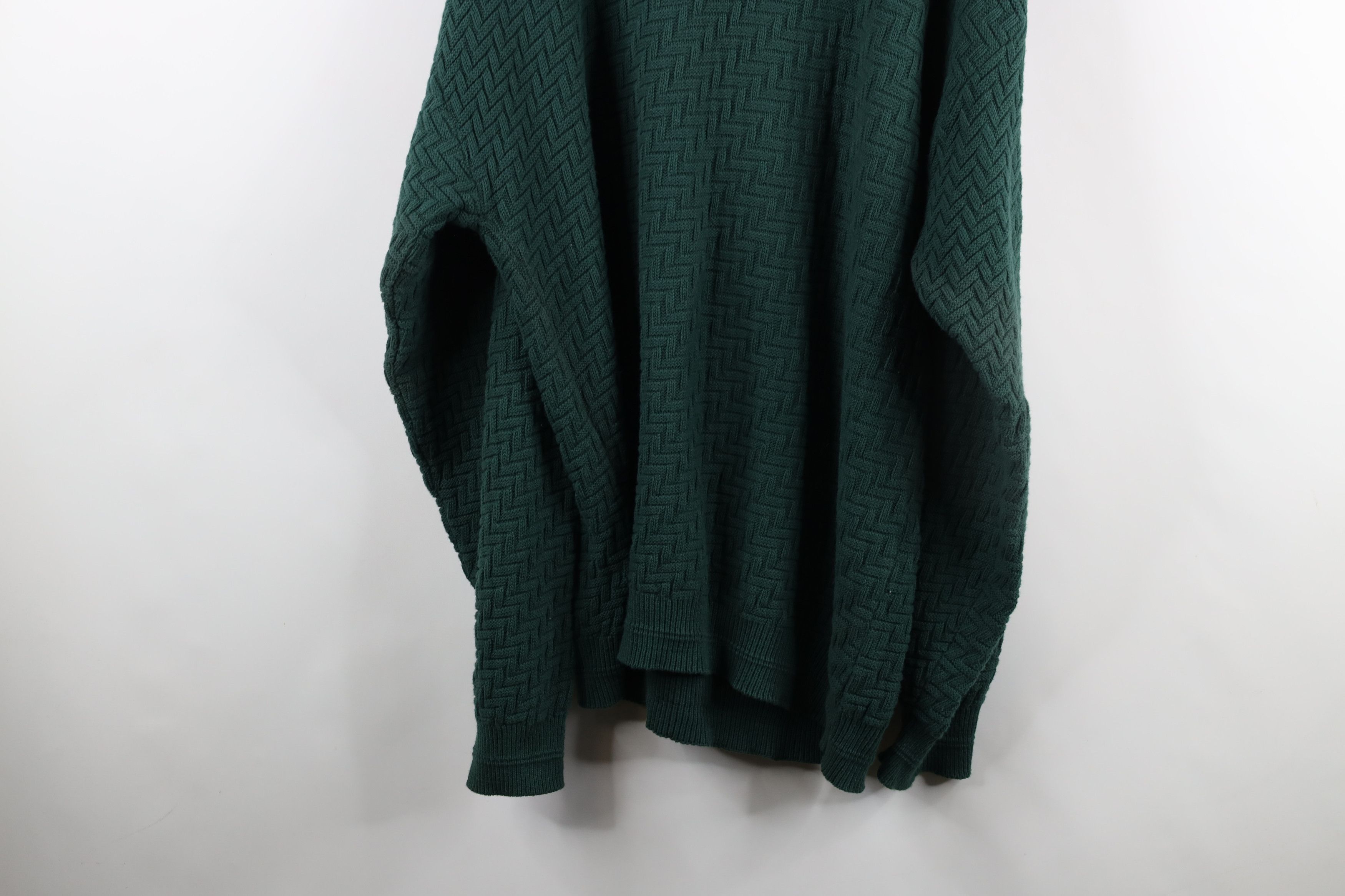 Vintage Vintage 90s Streetwear Zag Cotton Knit Crewneck Sweater USA Size US XXL / EU 58 / 5 - 8 Thumbnail
