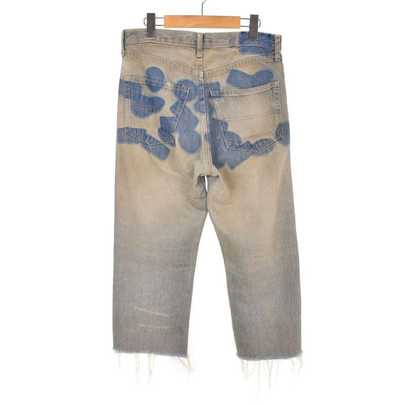 Undercover SS05 But Beautiful Patchwork Crash Denim Size US 29 - 6 Thumbnail