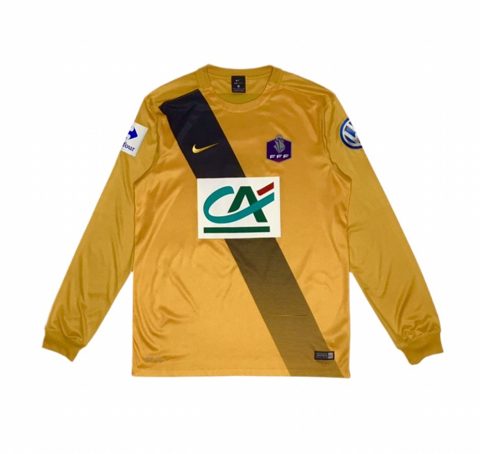 Nike Nike Coupe de France 2010 #7 PMU Football Long Sleeve Jersey Size US M / EU 48-50 / 2 - 1 Thumbnail