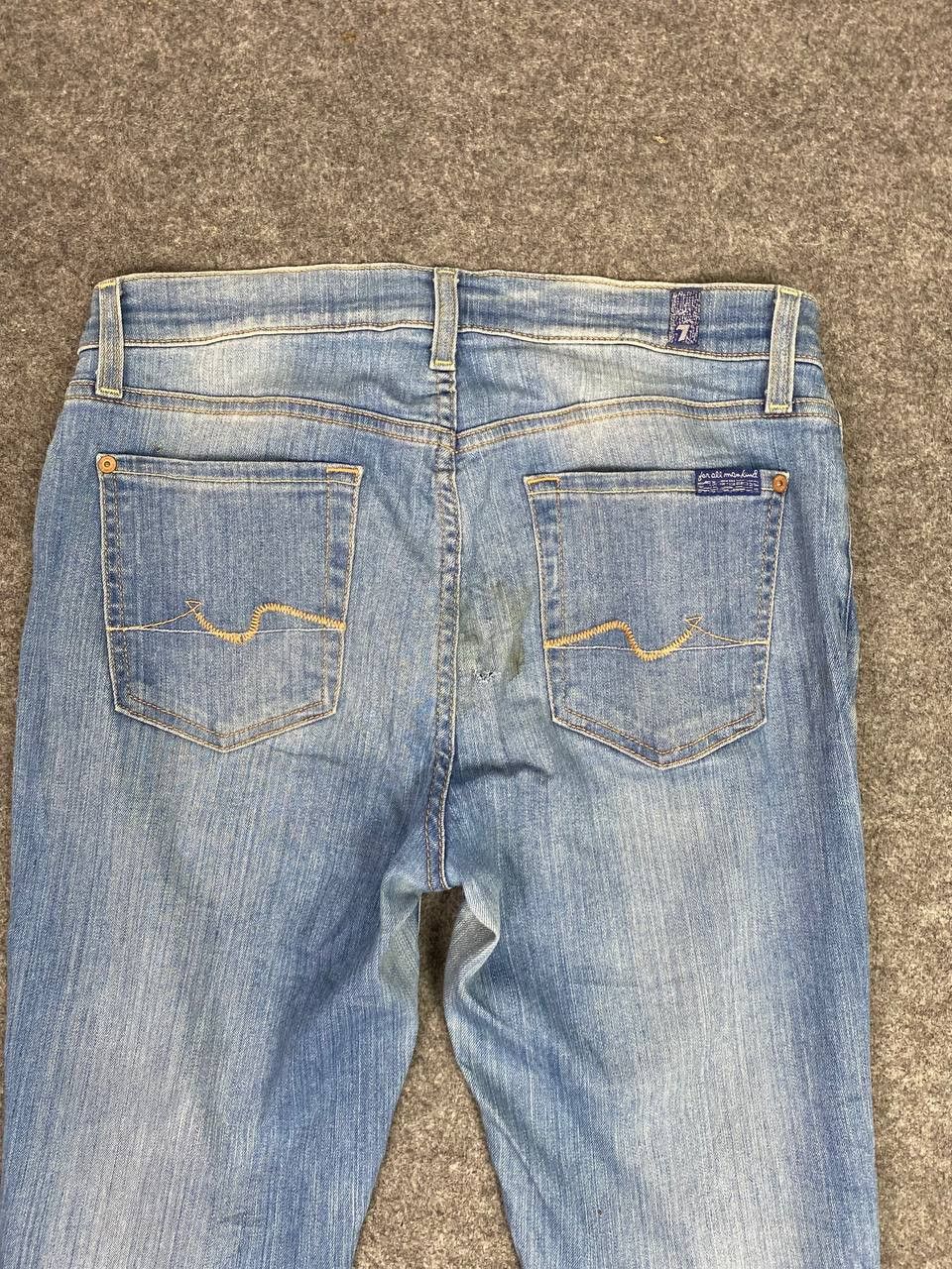 7 For All Mankind 7 for all mankind distressed denim nice design Size 32" / US 10 / IT 46 - 3 Thumbnail