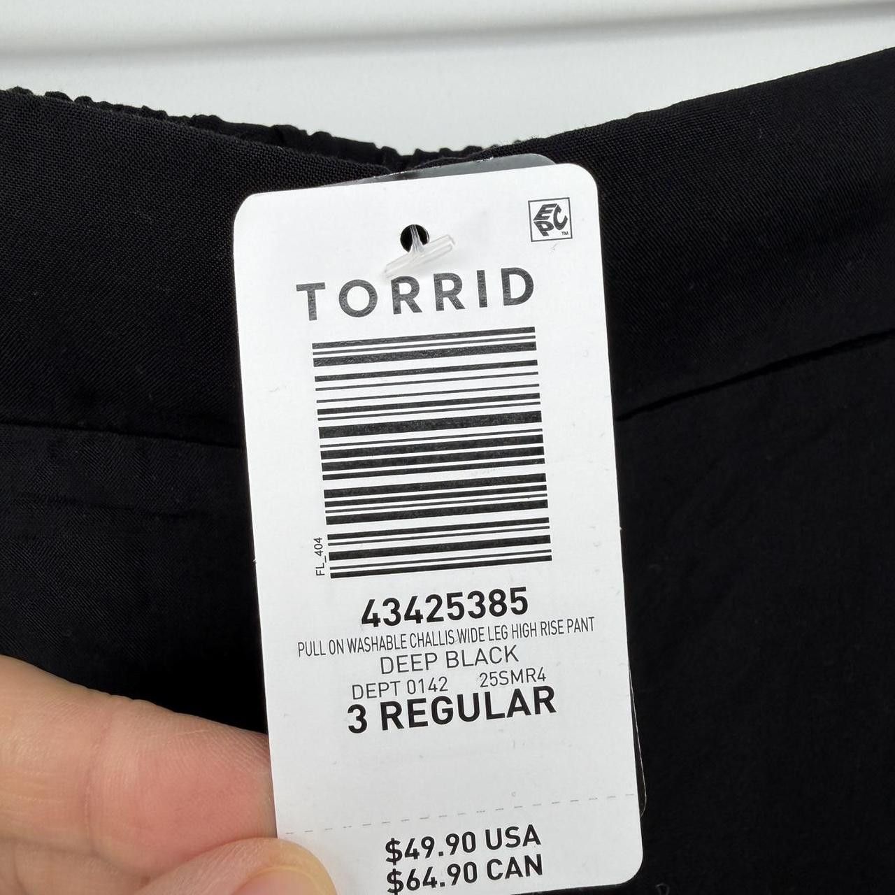 Torrid Nwt Torrid Black Wide Leg Size 42" / US 20 - 3 Thumbnail