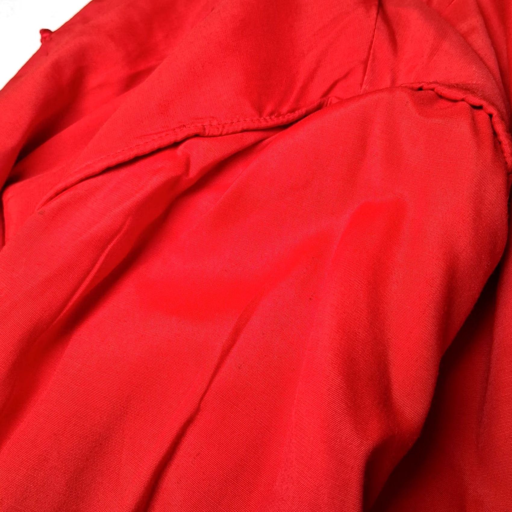 Vintage Asian Silk Jacket Women 34 Red Floral Embroidered Lined Traditional Ethnic READ Size XXS / US 00 / IT 34 - 7 Thumbnail