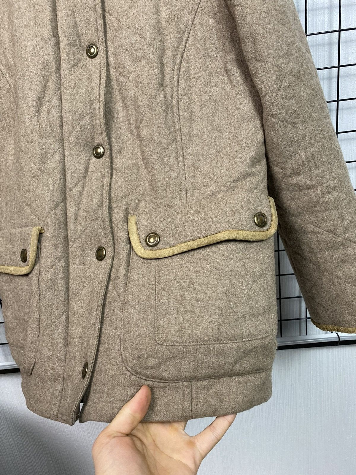 Designer × Stephan Schneider SchneiderS Salzburg Luxury women lana wool jacket Nathalie Size L / US 10 / IT 46 - 6 Thumbnail