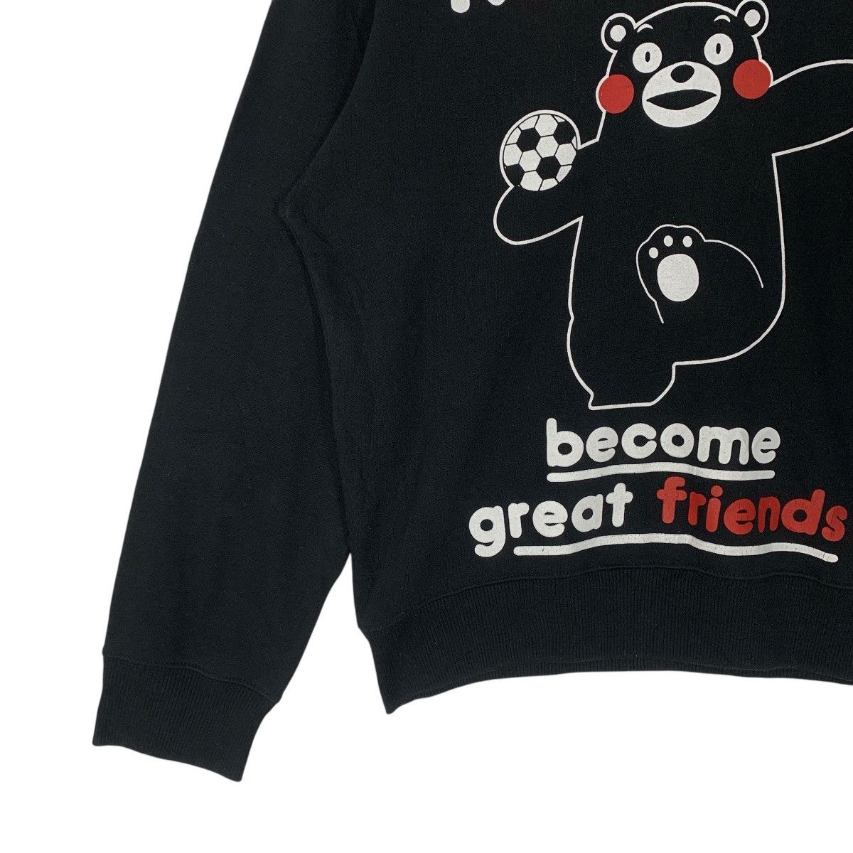 Anime Kumamon BlackBear JapaneseBrand CartoonNetwork Sweatshirt Size US M / EU 48-50 / 2 - 5 Thumbnail