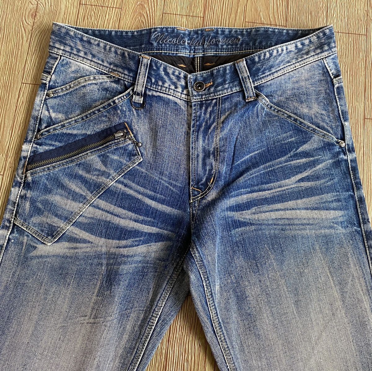 Nicole Club Rare Design Vintage Japanese Brand Nicole Club Jeans 1990s Size US 33 - 3 Thumbnail