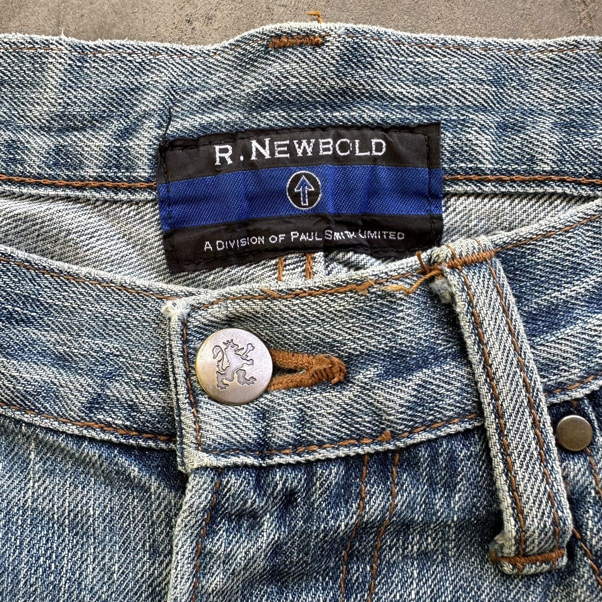 Japanese Brand W33🔥Vintage R.Newbold Distressed Faded Denim Jean Pant Size US 33 - 6 Thumbnail