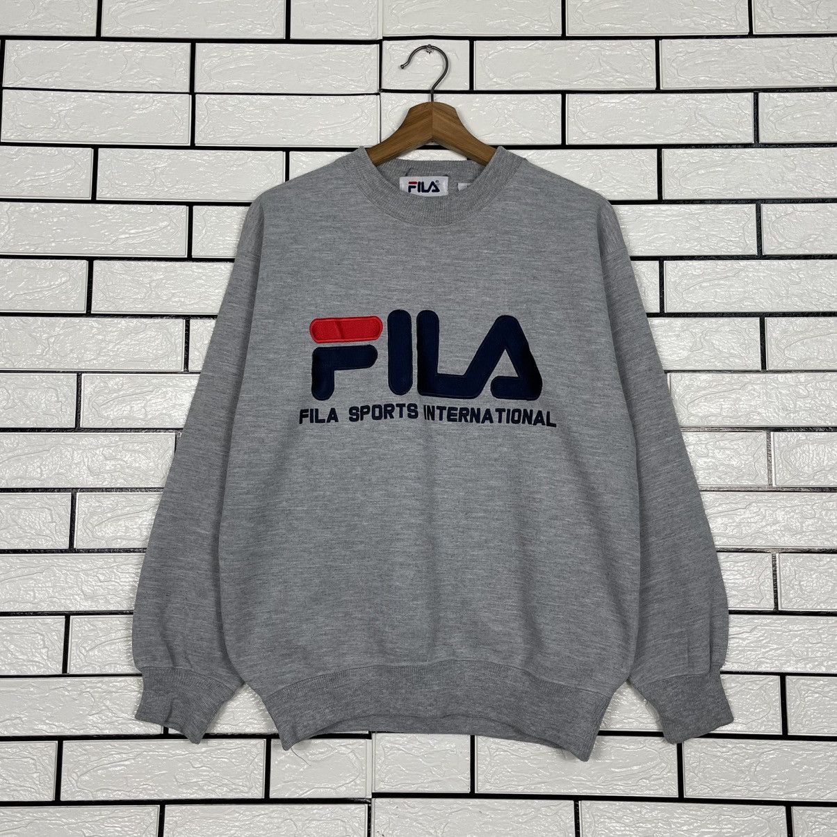 Fila Big Logo Crewneck Sweatshirt