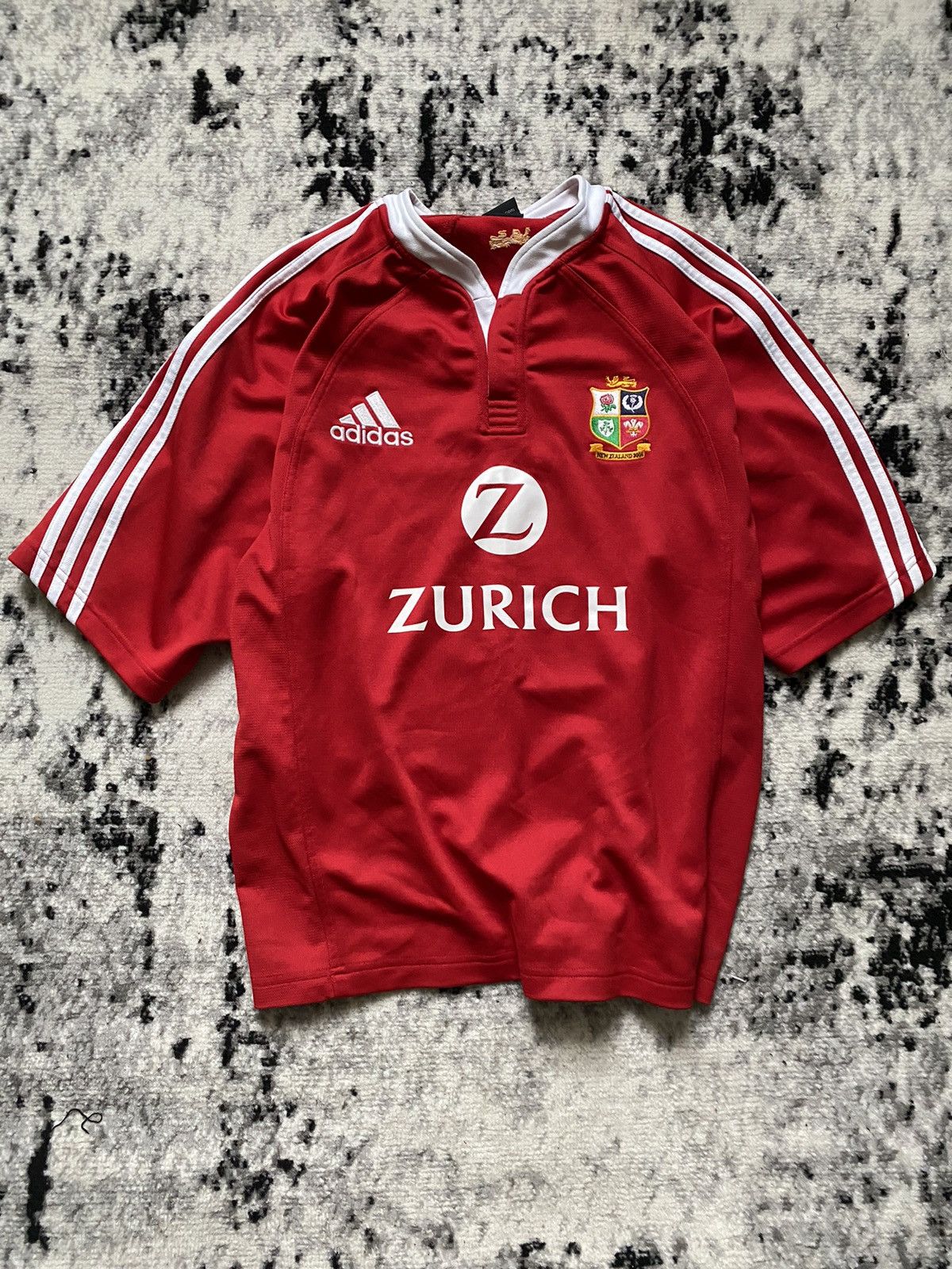 Adidas × Vintage Vintage Adidas 2005 New Zeeland Jersey Streetwear Y2k Sk8 L Size US L / EU 52-54 / 3 - 1 Thumbnail