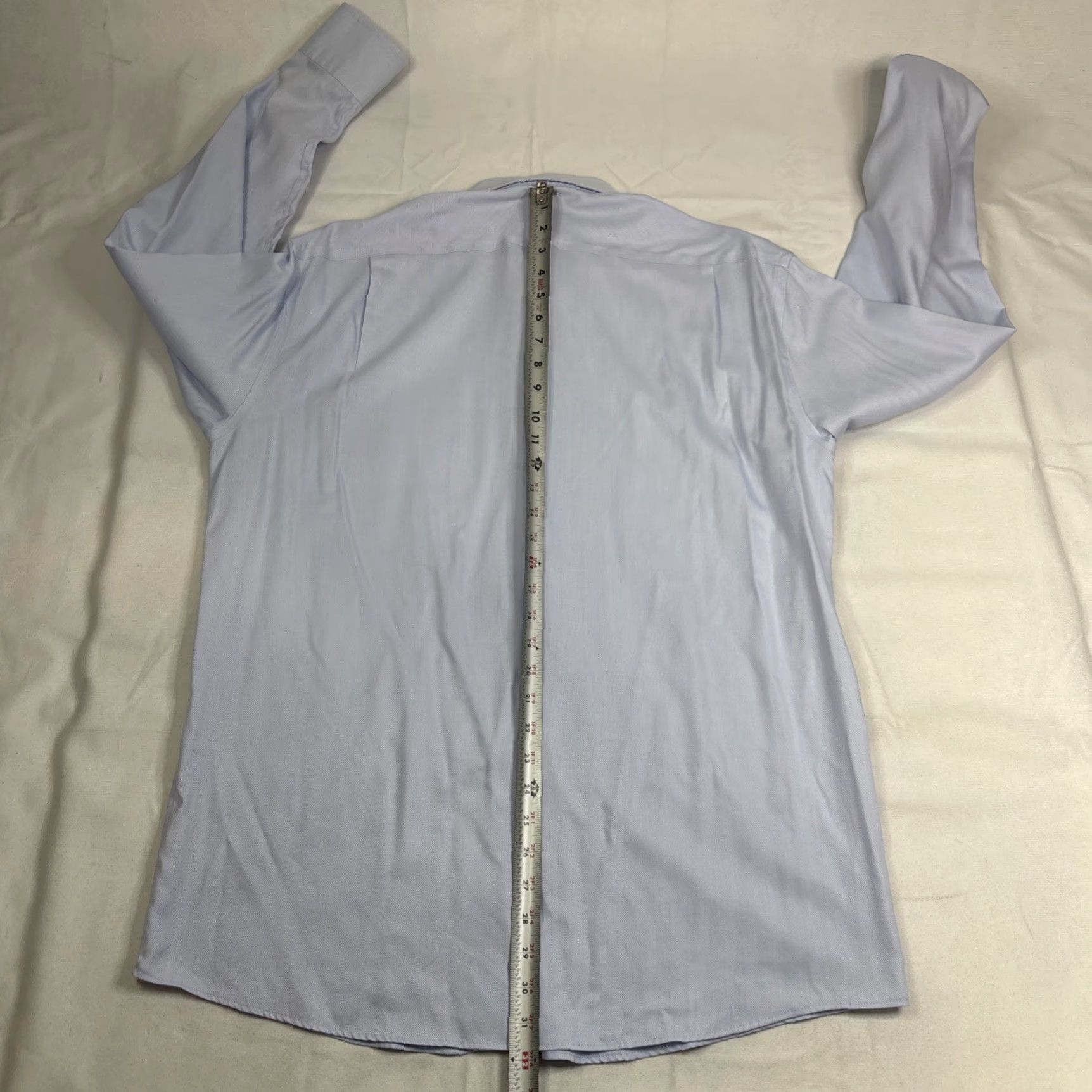 Tommy Hilfiger Tommy Hilfiger Premium Non Iron Long Sleeve Shirt Blue Regular Fit 16 34-35 Dress Shirt Men Modern Casual Wear Blue Size US L / EU 52-54 / 3 - 5 Thumbnail