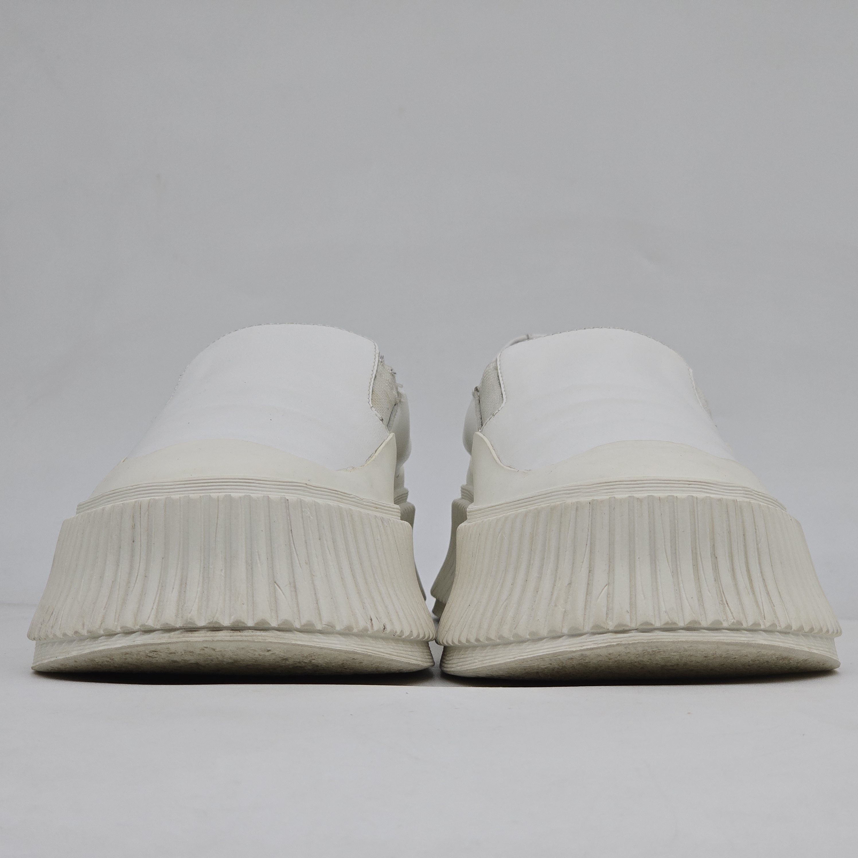 Jil Sander Jil Sander - Vulcanized Platform Sneakers - White Size US 6 / IT 36 - 2 Thumbnail