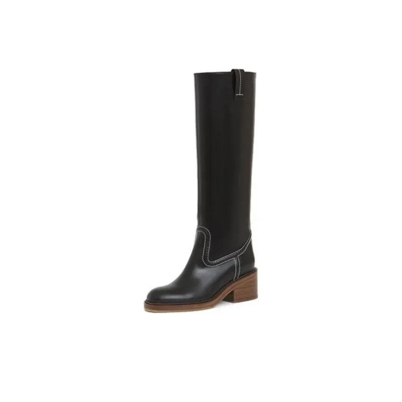 Chloe o1loc1c1024 Mallo Boots in Black Size US 10 / IT 40 - 3 Thumbnail