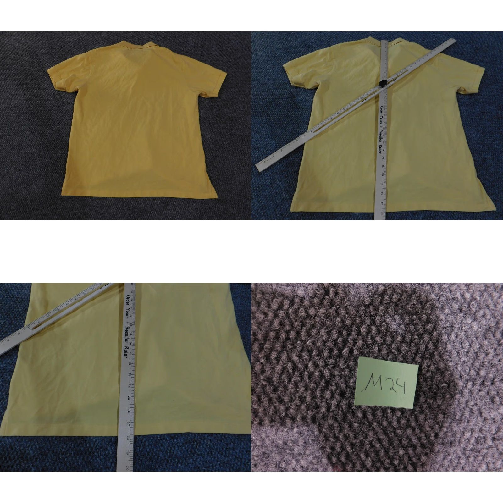 Polo Ralph Lauren VINTAGE Polo Ralph Lauren Polo Shirt Mens XL Yellow Cotton Short Sleeve Classic Fit Size US XL / EU 56 / 4 - 9 Thumbnail