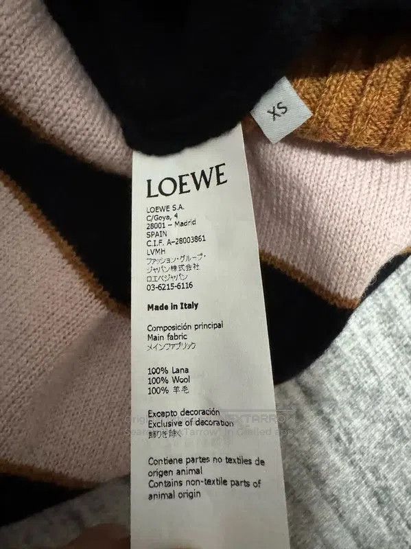 Loewe Loewe Black Wool Knit Cardigan with Embroidery . Size XS / US 0-2 / IT 36-38 - 4 Thumbnail