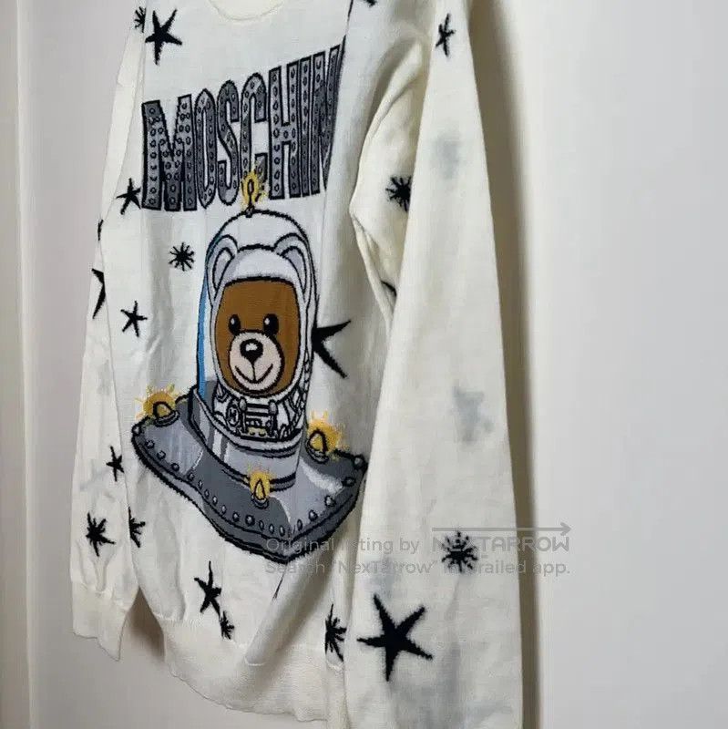 Moschino Moschino Women's White Silk Sweater . Size M / US 6-8 / IT 42-44 - 3 Thumbnail